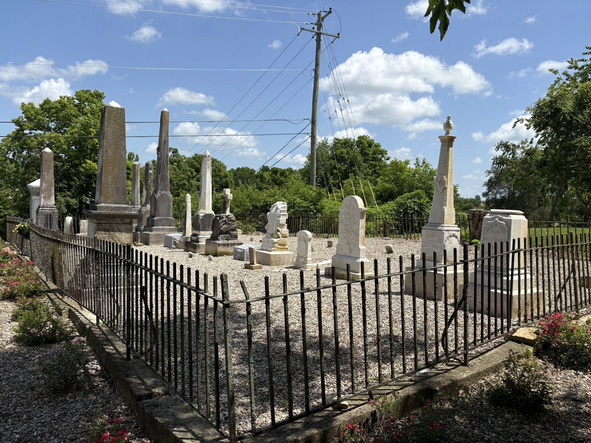 Historical monuments at Bayview Cemetery